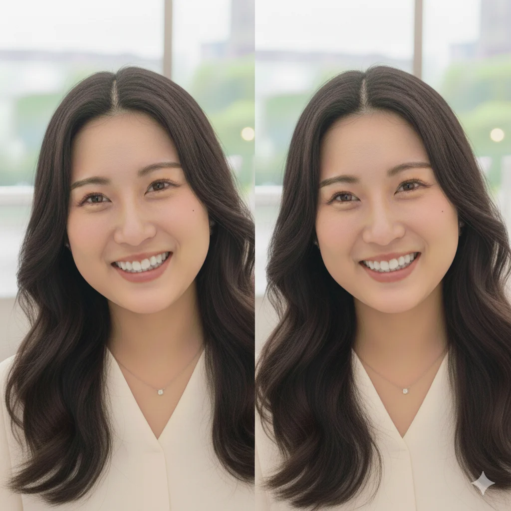 ホワイトニング ビフォーアフター